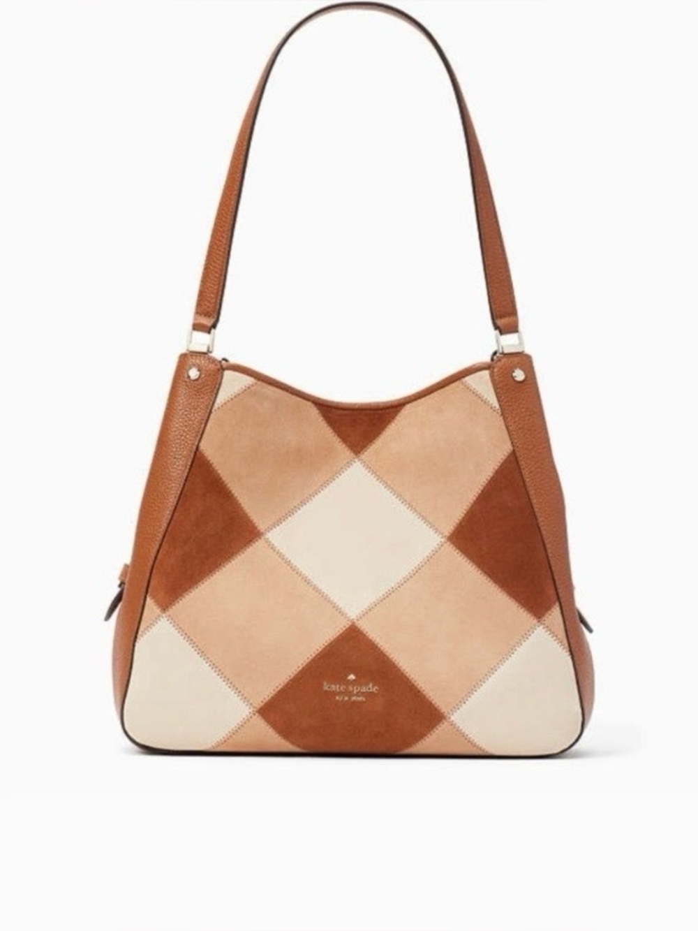 Kate Spade Leila Patchwork Suede Shoulderbag